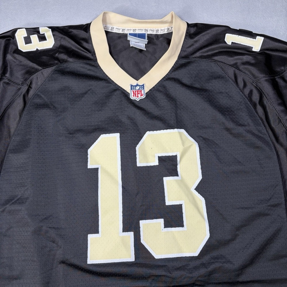 NFL Pro Line New Orleans Saints Jersey Men's Size XL Black #13 - Picture 2 of 10